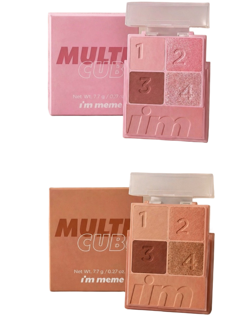 Set of 2 - I’m Meme Multi Cube Eyeshadow & Blush in Baked Ginger & Sweet Pink